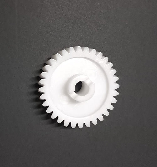 Piñón blanco dentado para portón eléctrico