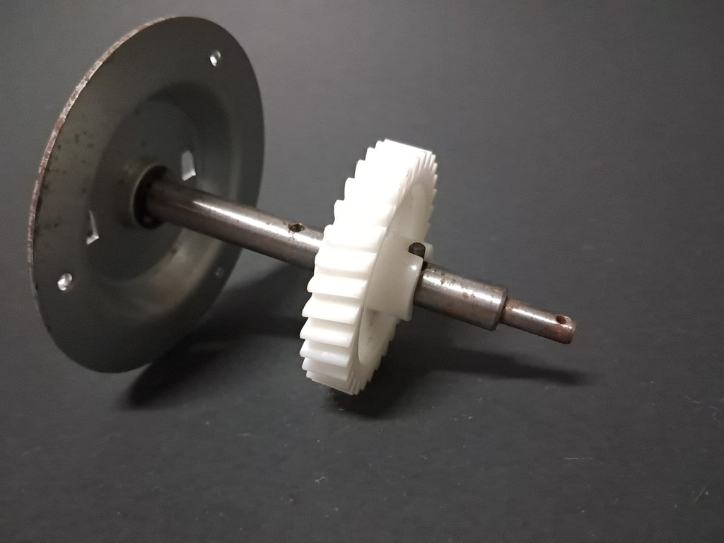 Piñón blanco dentado para portón eléctrico